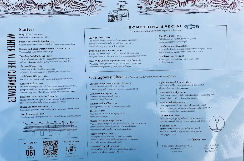 Menu_The Curragower Bar and Kitchen_Limerick_image_1