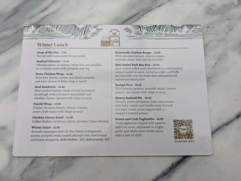 Menu_The Curragower Bar and Kitchen_Limerick_image_2