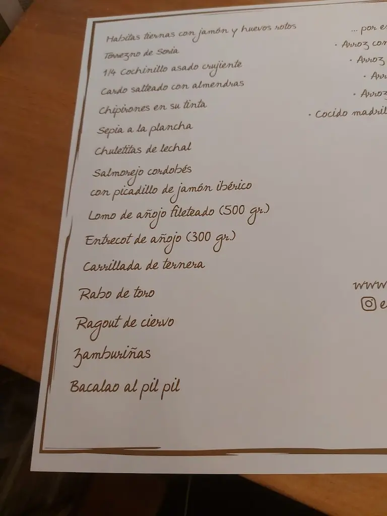 Menu_Christys Family Restaurant_Millstreet_immagine_1