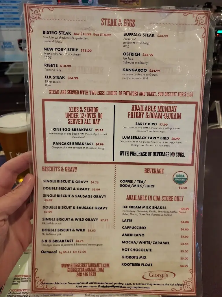 Menu_The West End Cafe, Millstreet, Co Cork P51A2XA_Millstreet_image_4