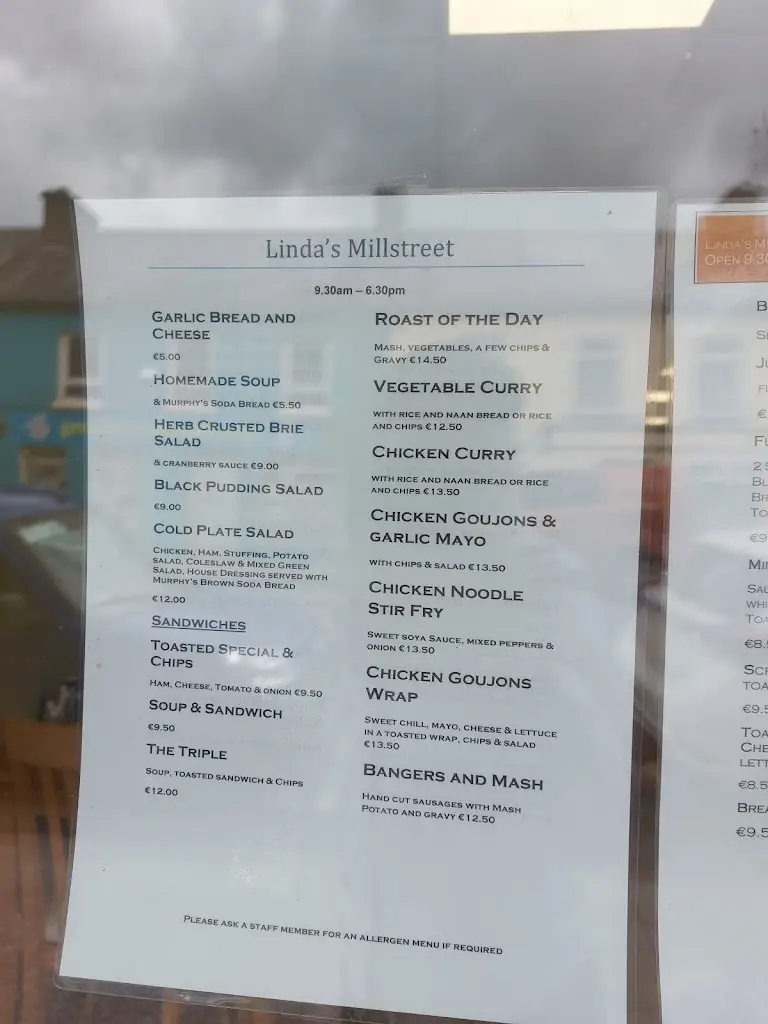 Linda's Millstreet restaurant à Millstreet