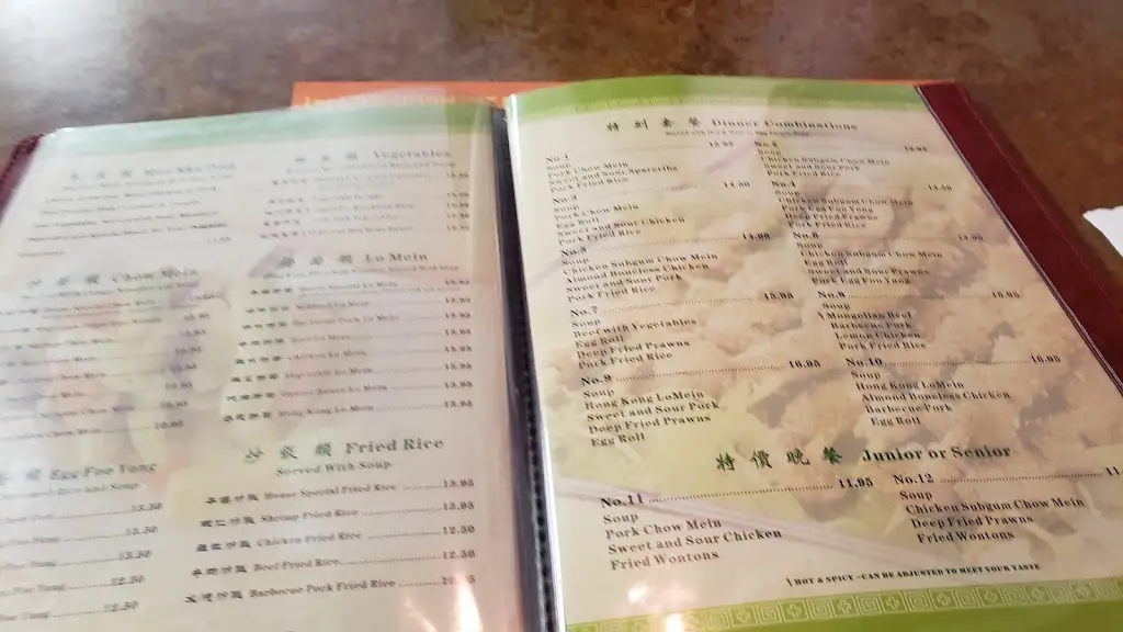 Menu_J.Barry's_Passage West_image_1