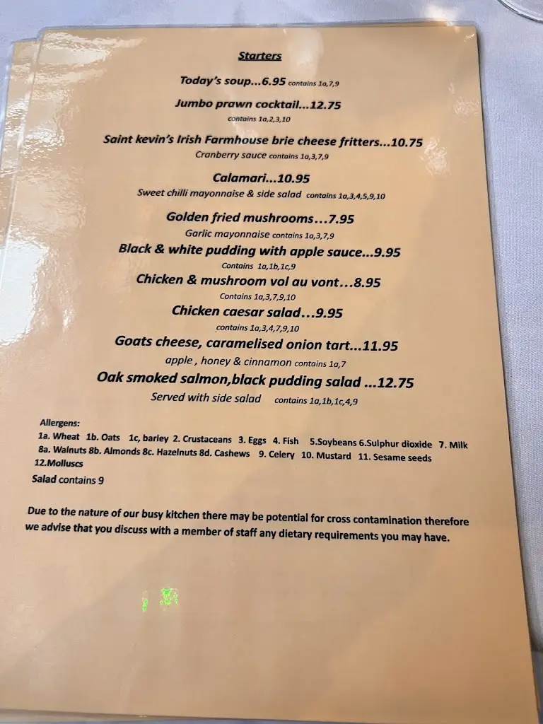 Menu_The Vintage_Kanturk_immagine_1