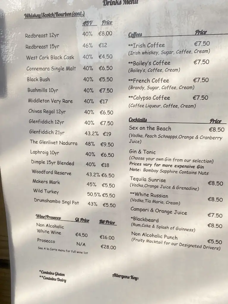 Menu_Bob's Bar & Restaurant_Kanturk_image_2