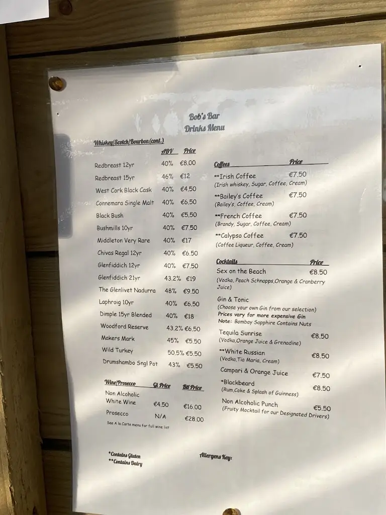 Menu_Bob's Bar & Restaurant_Kanturk_image_3