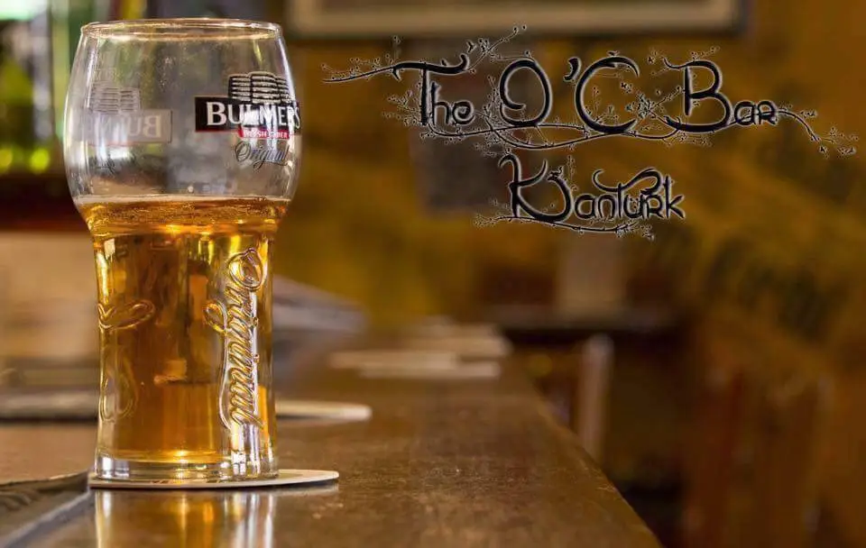 Menu_The O'C Bar_Kanturk_image_4