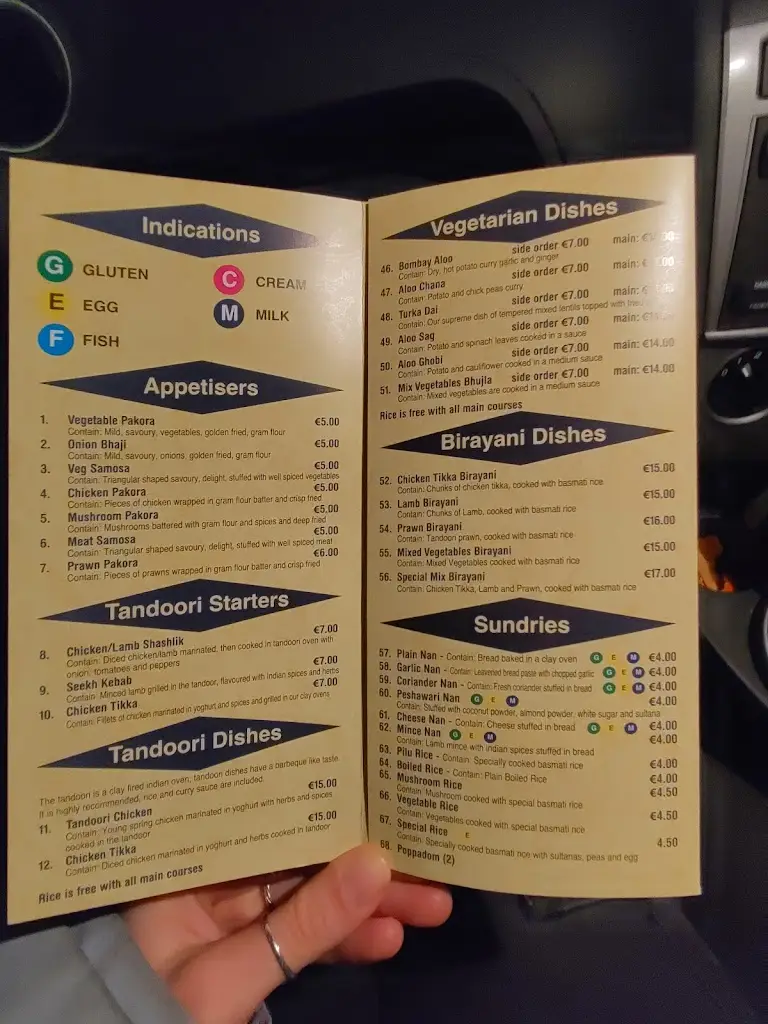 Menu_Indian Tandoori Restaurant & Takeaway_Kanturk_image_2