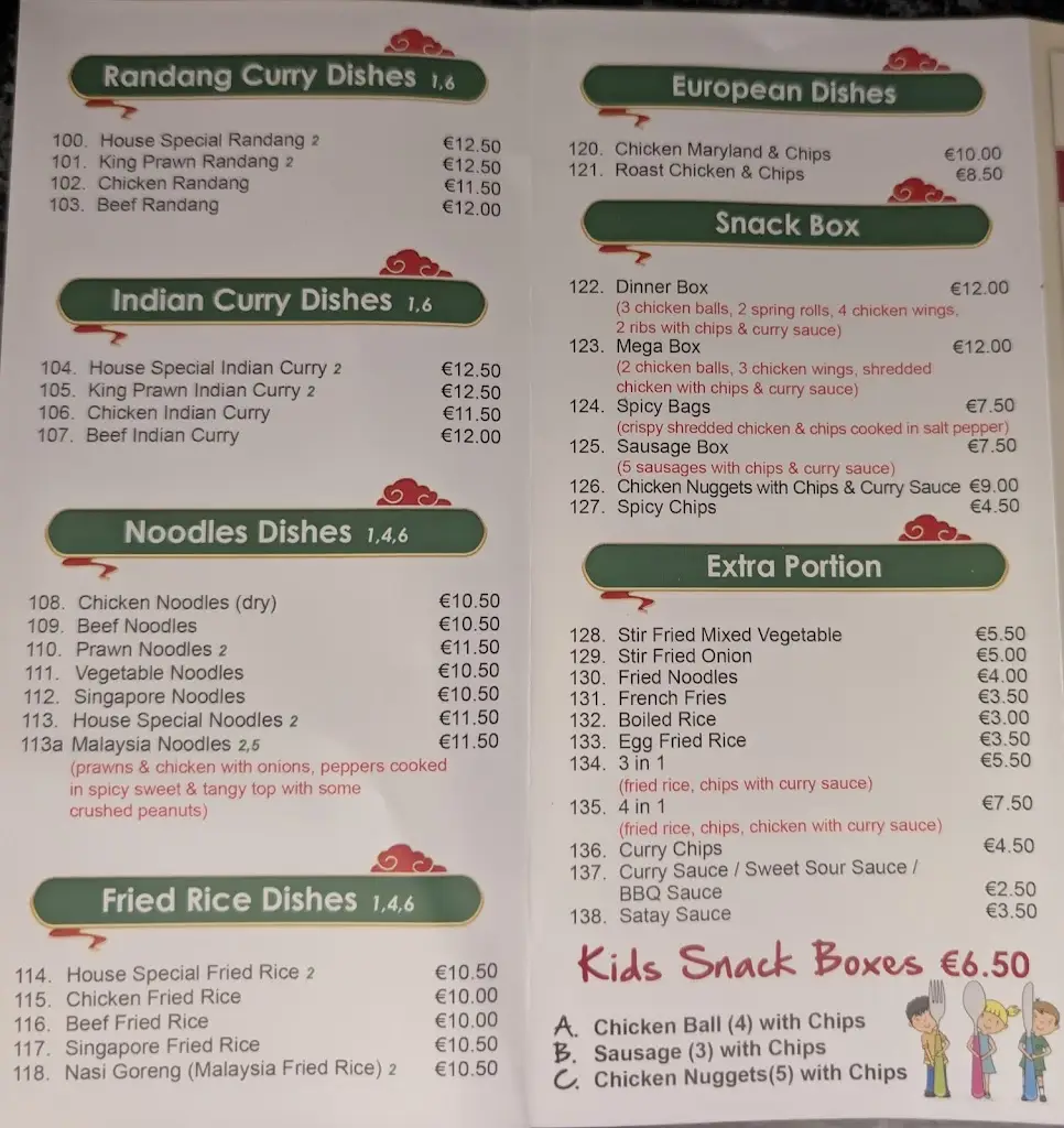 Menu_Eastern and oriental Chinese takeaway Newmarket on Fergus_Newmarket on Fergus_imagen_1