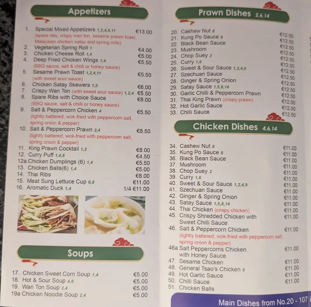 Menu_Eastern and oriental Chinese takeaway Newmarket on Fergus_Newmarket on Fergus_imagen_2