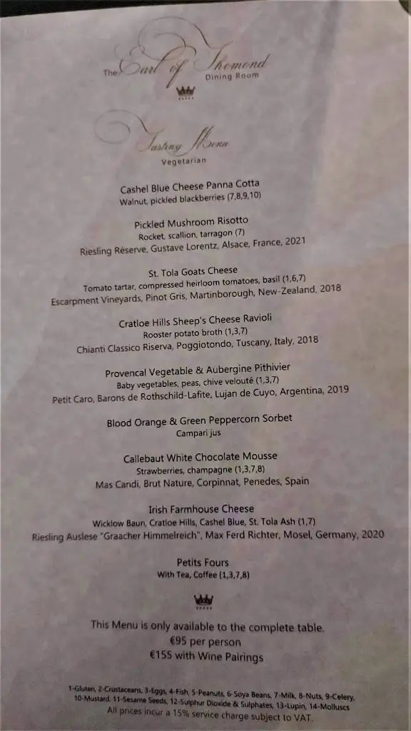 Menu_Earl of Thomond Restaurant_Newmarket on Fergus_image_3