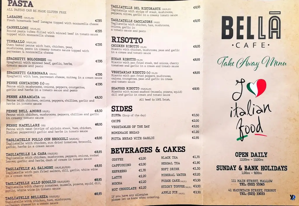 Menu_Bella Cafe Mallow_Mallow_imagen_3