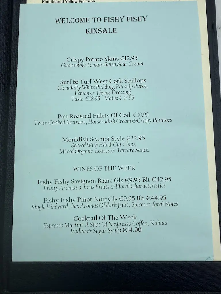 Menu_Fishy Fishy Kinsale_Kinsale_image_1