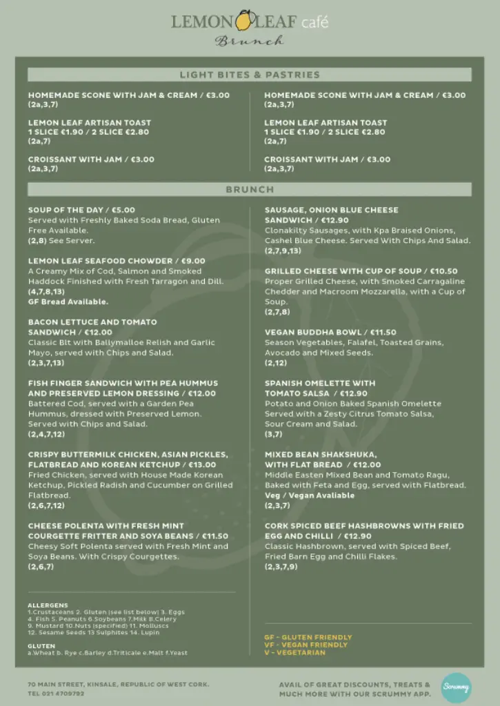 Menu_Lemon Leaf Cafe Bar & Townhouse_Kinsale_immagine_2