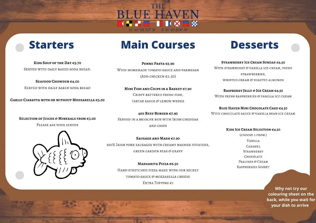 Menu_The Blue Haven Restaurant & Bistro_Kinsale_image_2