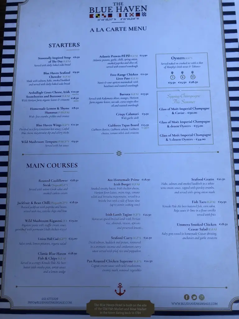 Menu_The Blue Haven Restaurant & Bistro_Kinsale_image_4