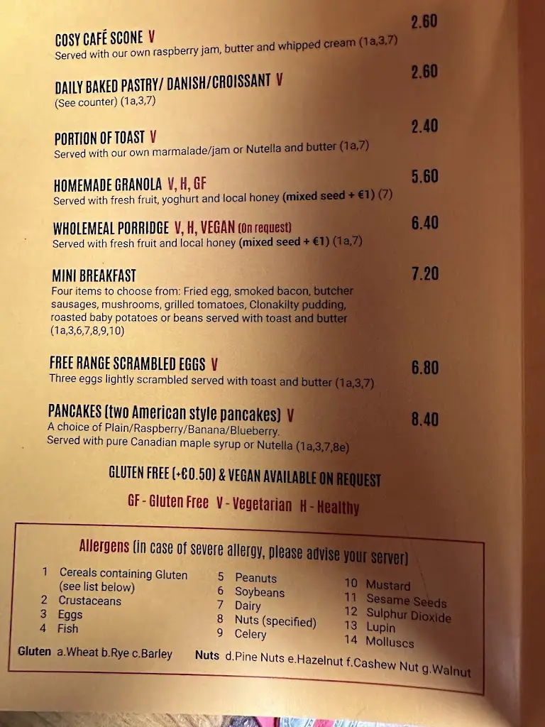 Menu_Cosy Café_Kinsale_image_1