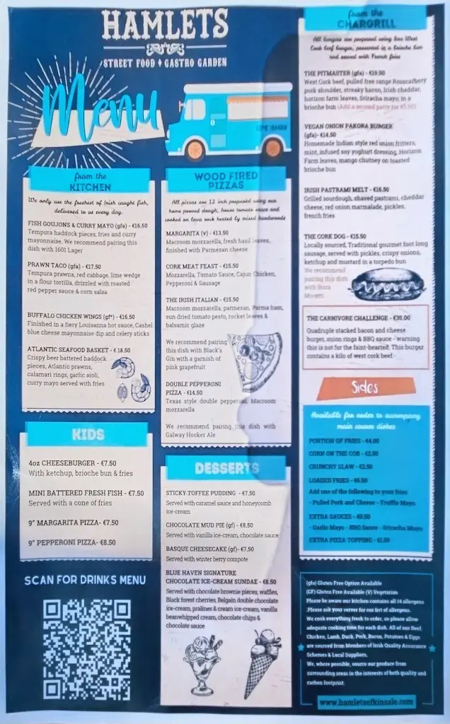 Menü_Hamlets Bar + Kitchen_Kinsale_Bild_2