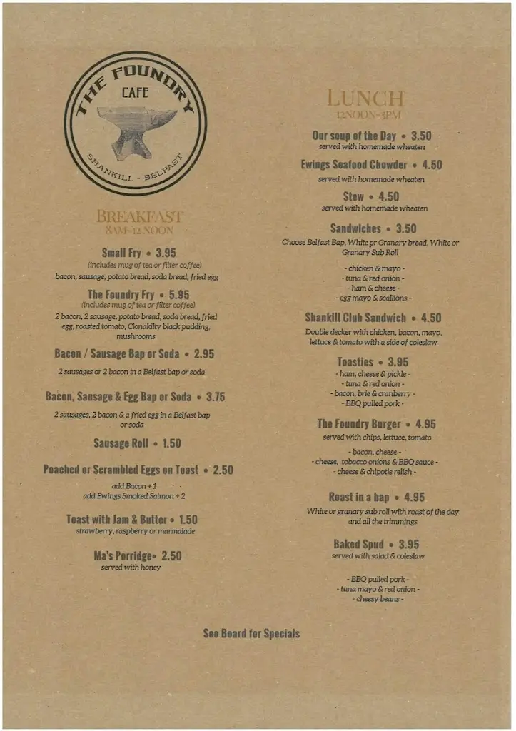 Menu_Harley's Cafe_Portlaw_imagen_1