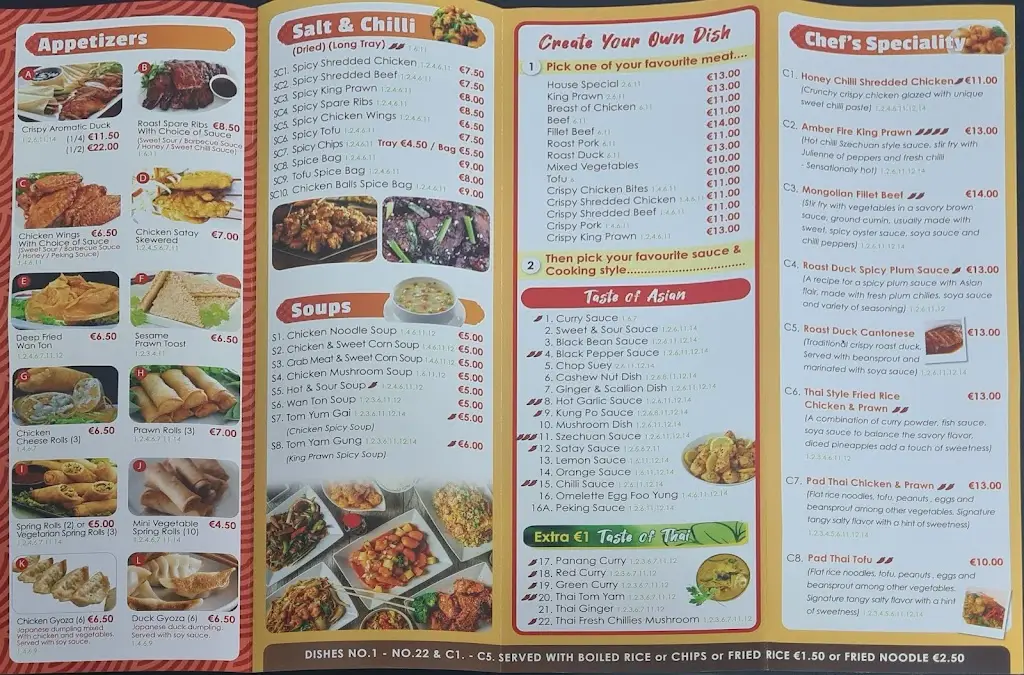 Menu_Lin's Chinese & Thai Take-Away_Portlaw_image_1