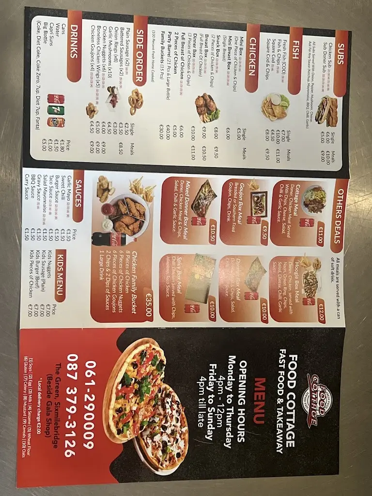 Menu_Food cottage_Sixmilebridge_immagine_2