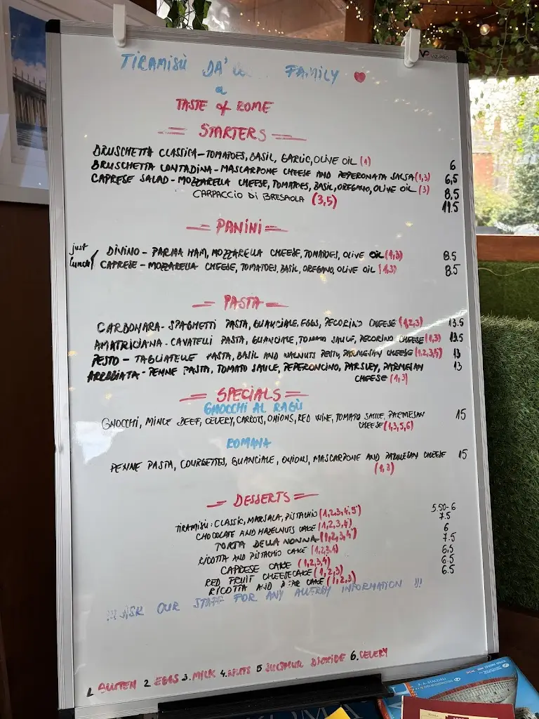 Menu_Café & Osteria Tiramisu Da Costa Family_Waterford_image_2