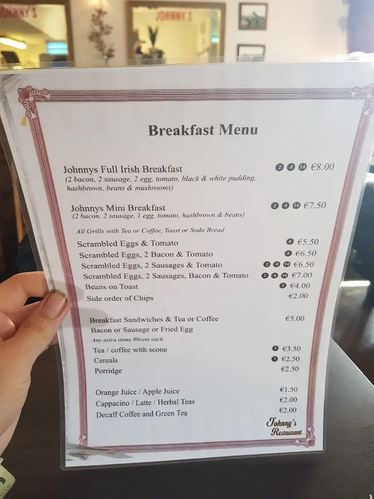 Menu_Johnnys Restaurant & Takeaway_Watergrasshill_image_2