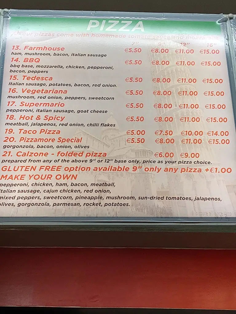 Menu_PizzAmore Templemore_Templemore_image_1