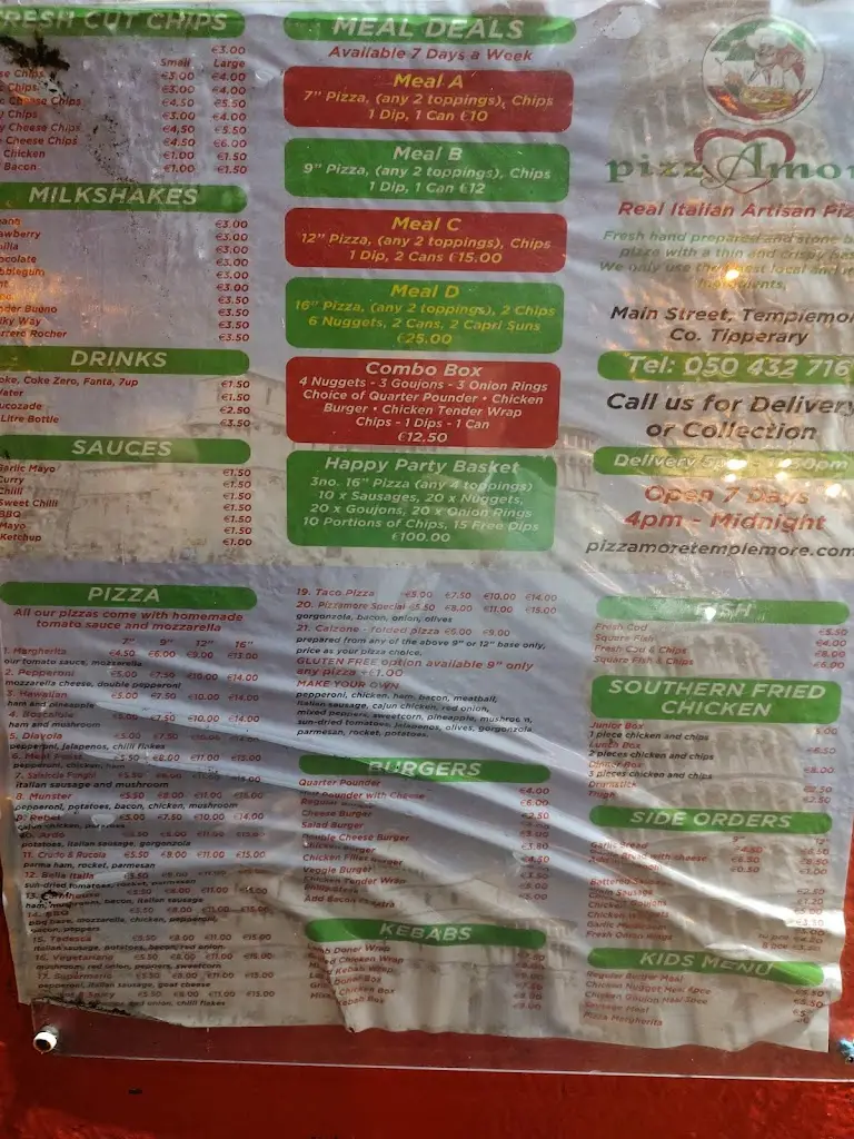 Menu_PizzAmore Templemore_Templemore_image_4