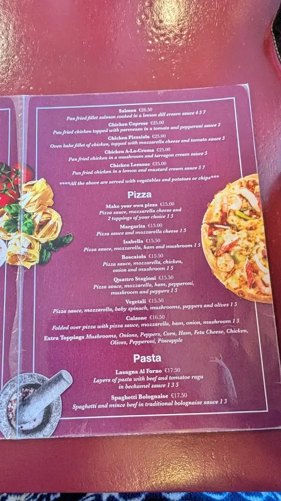 Menü_La Candela_Tipperary_Bild_2