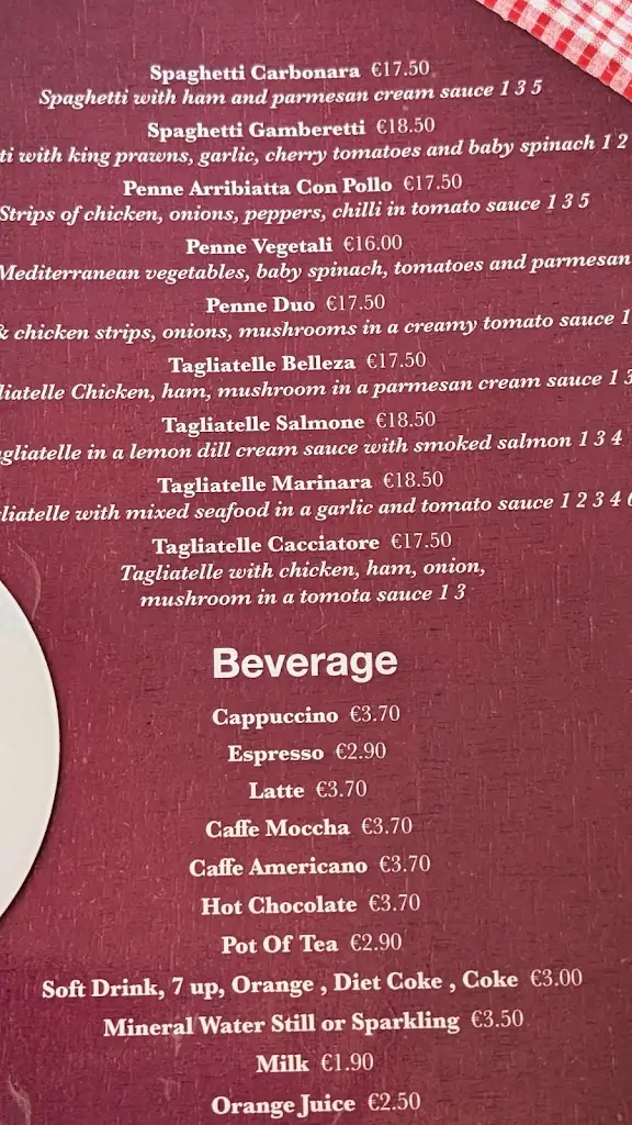 Menü_La Candela_Tipperary_Bild_4