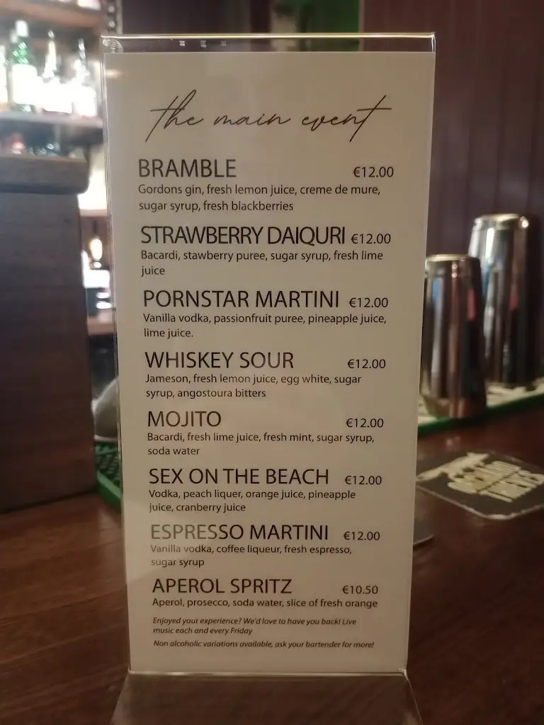 Menu_The Rambler_Tipperary_image_1