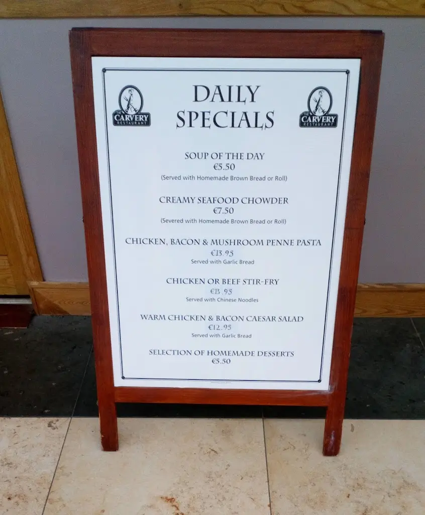 Menu_The Carvery Restaurant_Tipperary_image_1