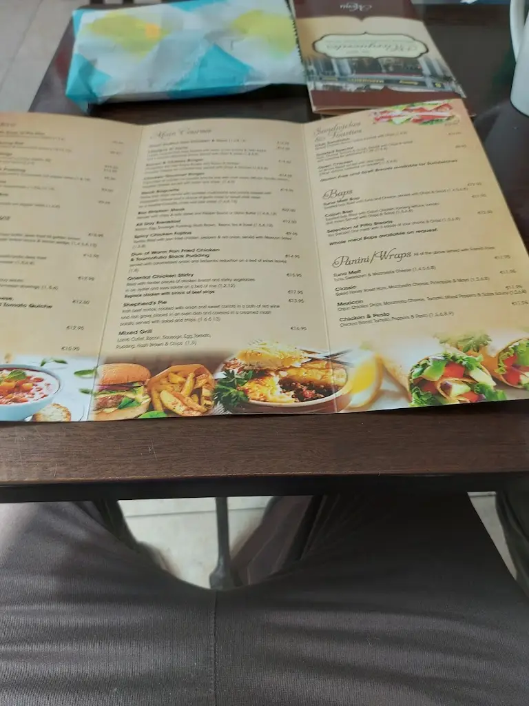 Menu_Marguerite's Home Bakery_Newcastle West_image_1