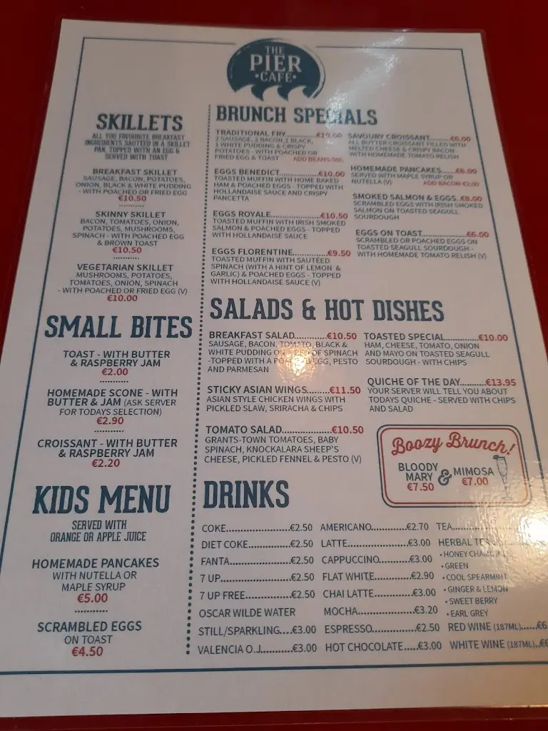 Menu_The Pier Restaurant_Trá Mhór_image_2