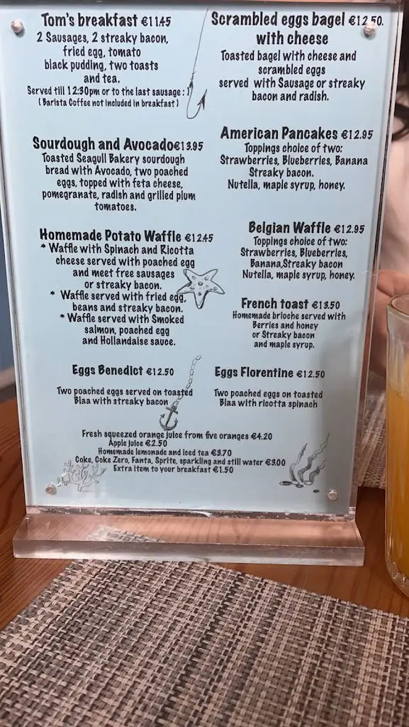 Menu_Tom's Kitchen Tramore_Trá Mhór_image_1