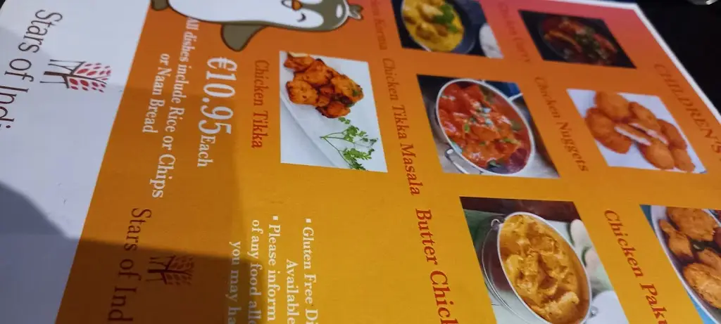 Menu_Stars of India Restaurant_Thurles_image_1