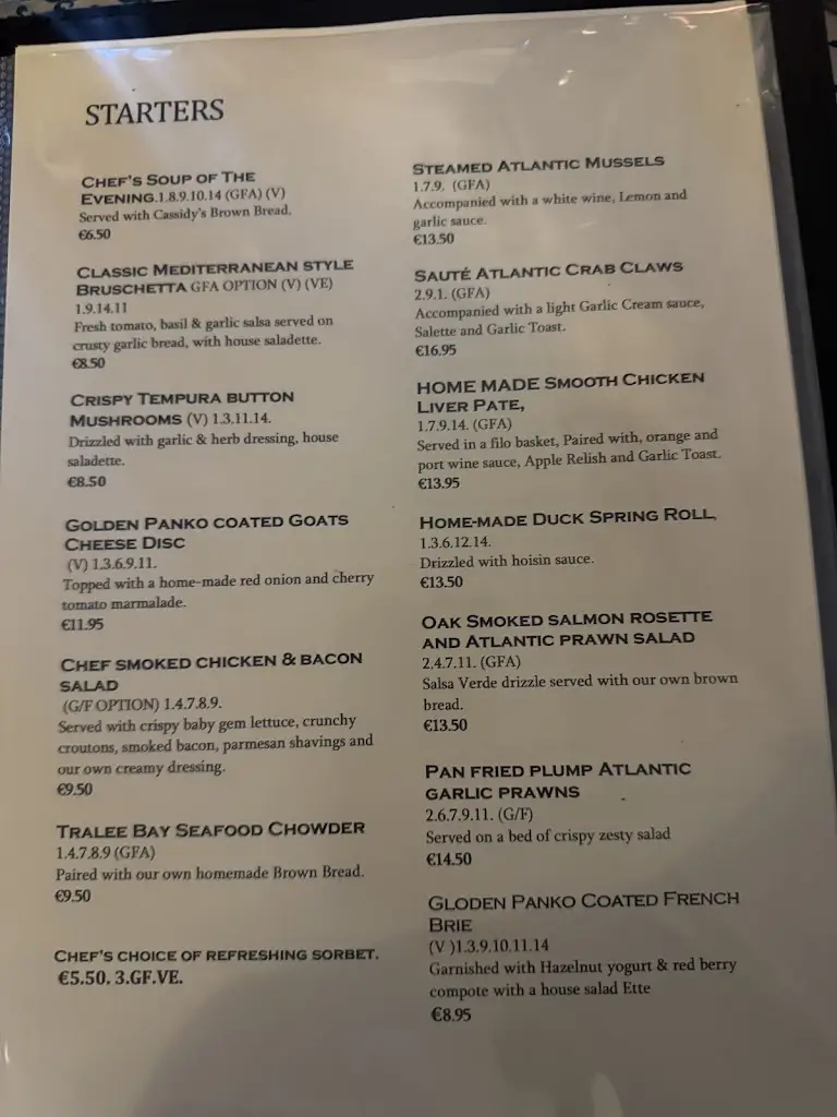 Menu_Cassidy's_Tralee_immagine_1