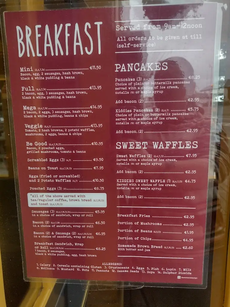 Menu_MJ's Diner_Tralee_image_1