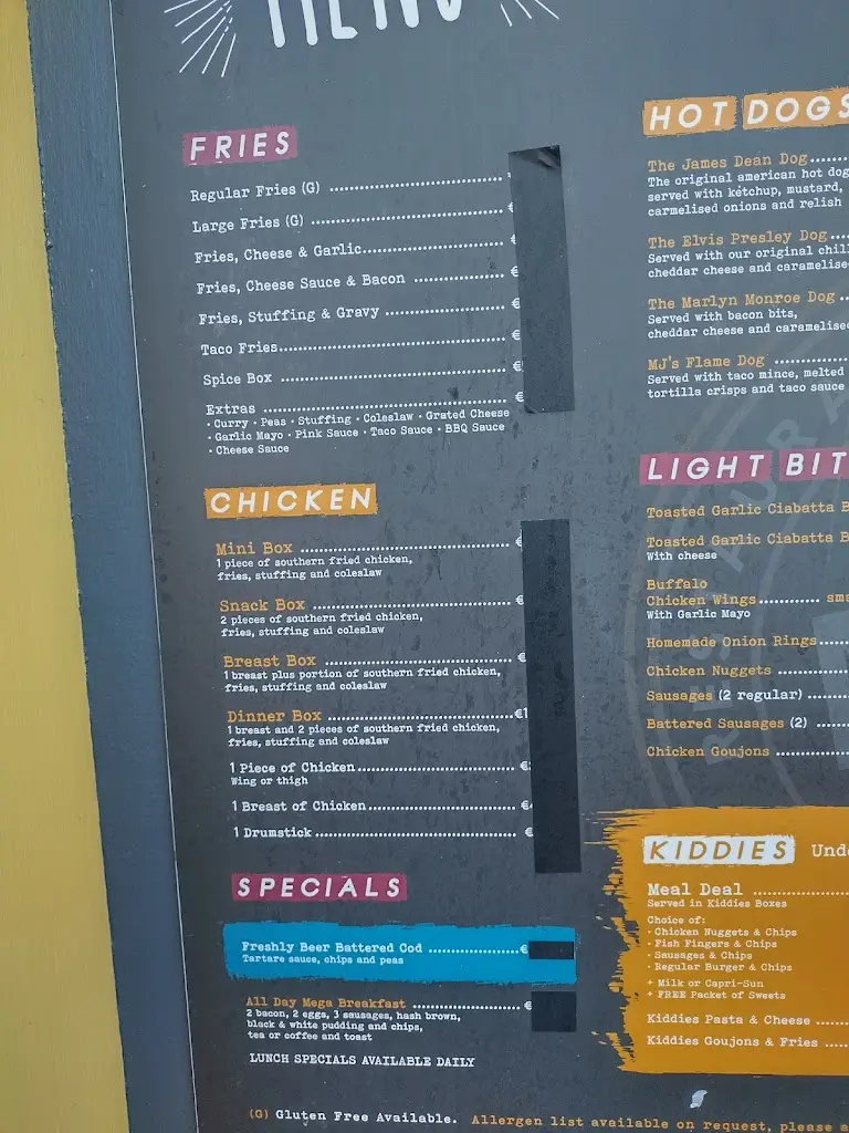 Menu_MJ's Diner_Tralee_image_4