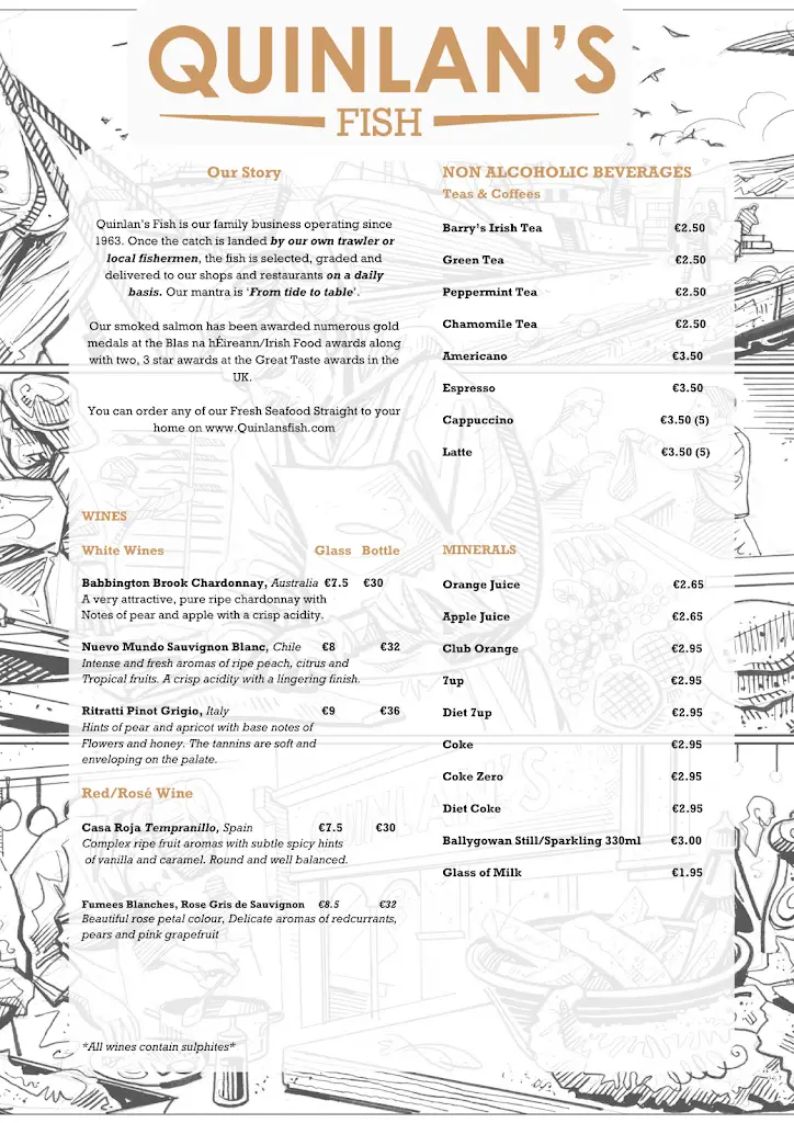 Menü_Quinlan's Fish & Chips_Tralee_Bild_2