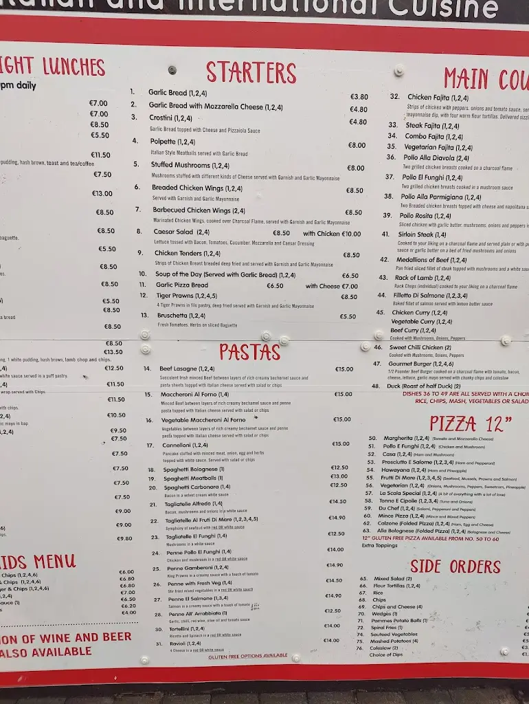 Menu_La Scala Restaurant_Tralee_image_3