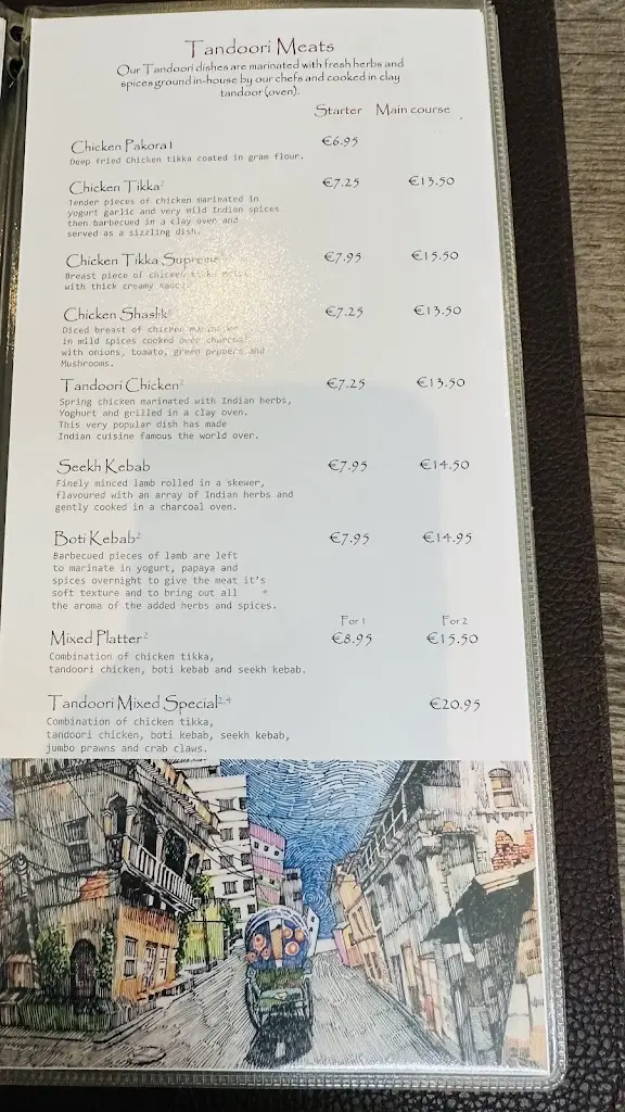 Menu_Nokshi Indian_Moycullen_image_2