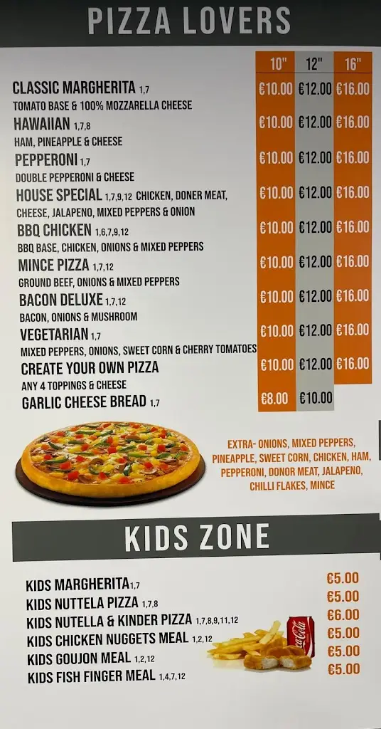 Menu_The Food Junction Ballybofey_Ballybofey_image_1