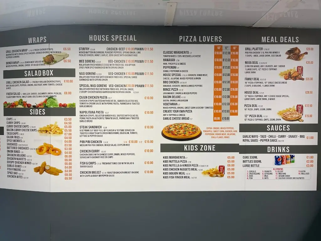 Menu_The Food Junction Ballybofey_Ballybofey_image_3