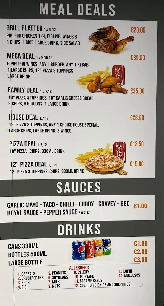 Menu_The Food Junction Ballybofey_Ballybofey_image_4