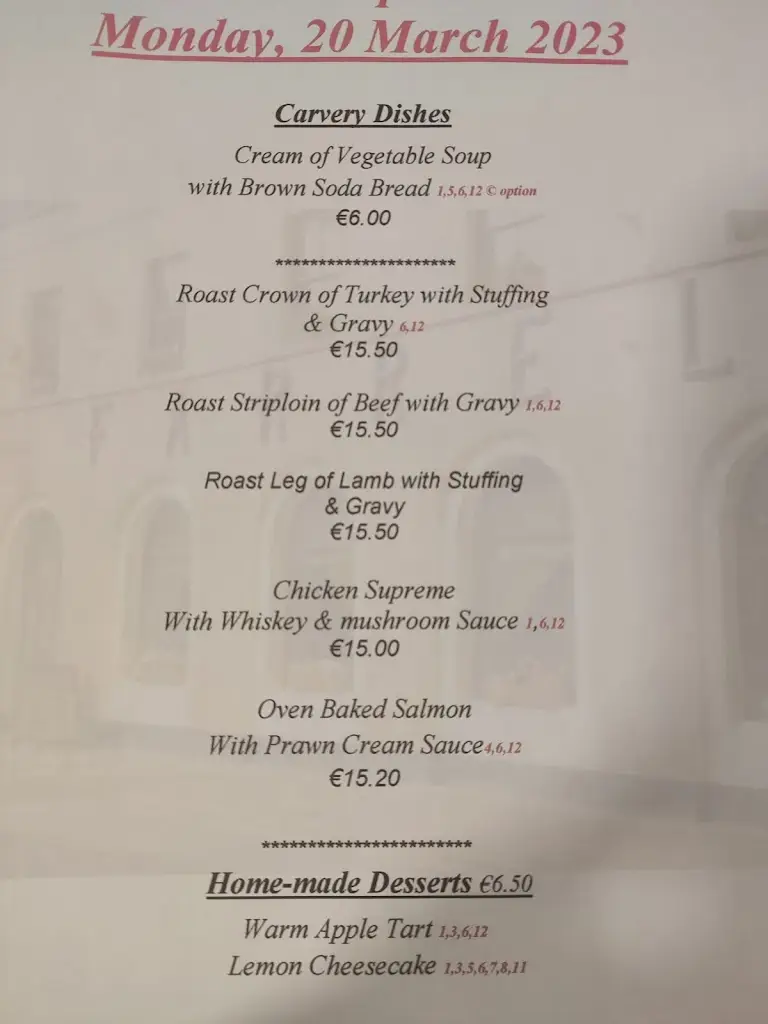 Menu_The Red Store, Bar & Restaurant_Youghal_image_4