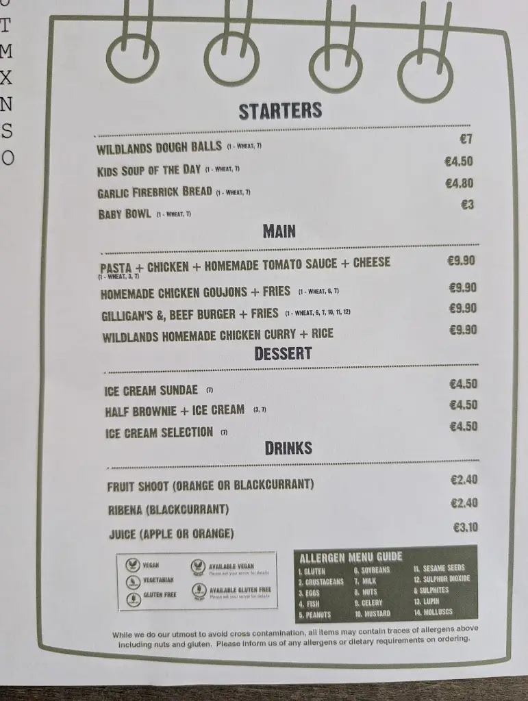 Menu_Olive Tree Kitchen @ Wildlands_Moycullen_image_4