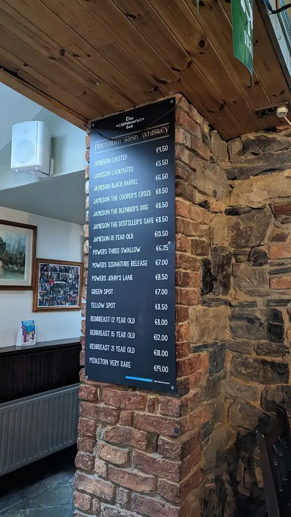 Menu_The Widows Bar_Belturbet_image_1