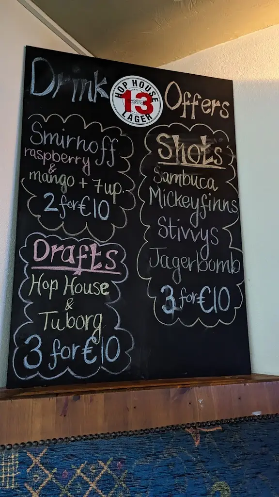 Menu_The Widows Bar_Belturbet_image_3