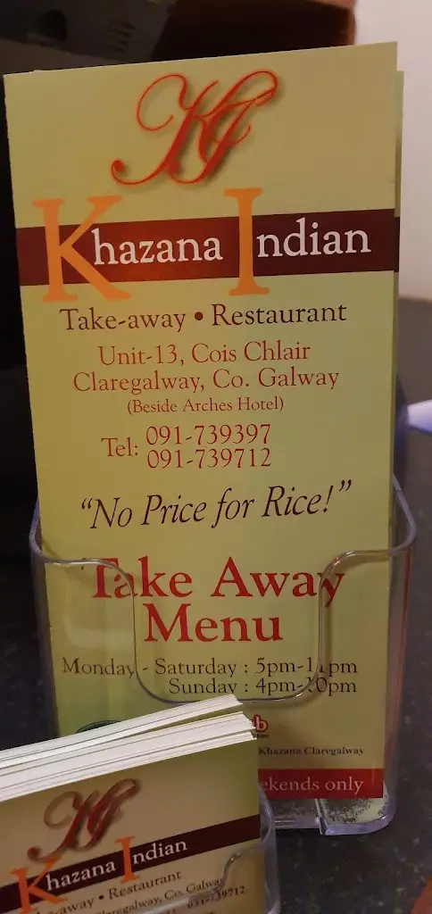 Menu_Khazana Indian Restaurant_Claregalway_image_2